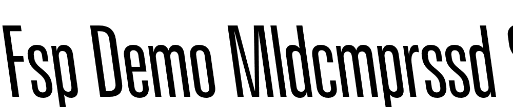 FSP DEMO MldCmprssd SmbldRvrs Regular font family download free