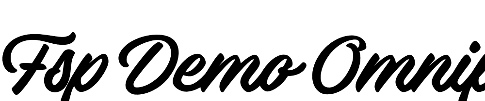 FSP DEMO Omnipop Brush Regular font family download free