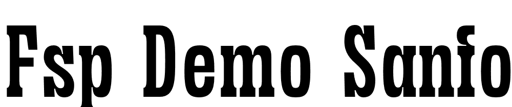 FSP DEMO Sanford Region SemBd Regular font family download free