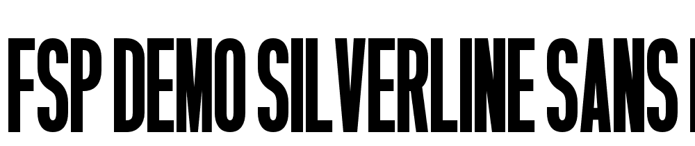 FSP DEMO Silverline Sans Black font family download free