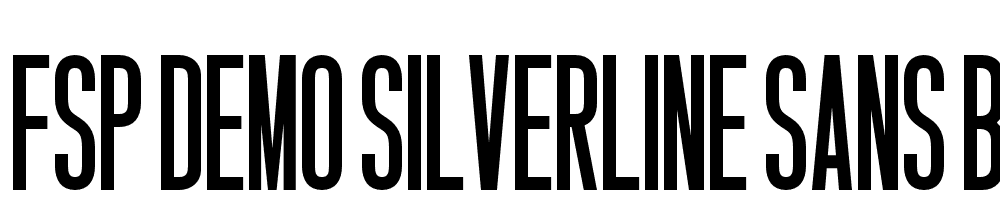 FSP DEMO Silverline Sans Bold font family download free