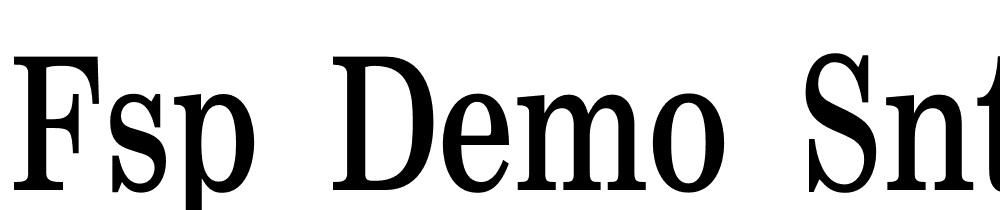 FSP DEMO Sntry Cndnsd Mdm Regular font family download free