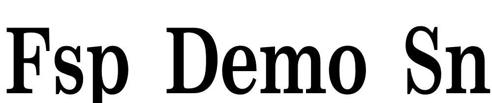 FSP DEMO Sntry Cndnsd SmBld Regular font family download free