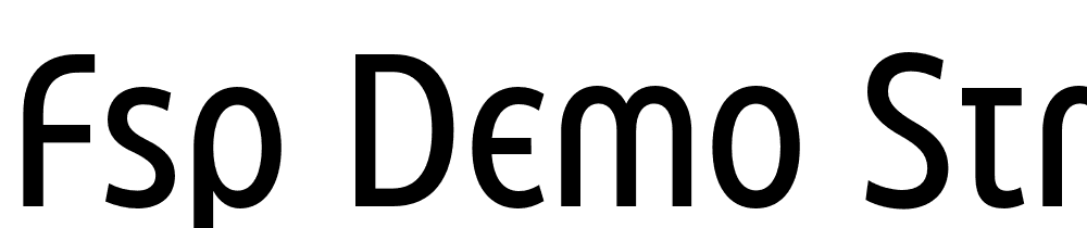 FSP DEMO stmn Cndnsd lt Mdm Regular font family download free