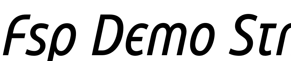 FSP DEMO stmn Cndnsd lt Mdm t Regular font family download free