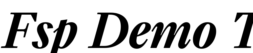 FSP DEMO TT Lvrt Sbhd DmBld Italic font family download free