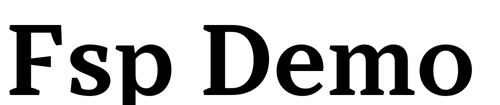 FSP DEMO TT Tricks DemiBold Regular font family download free