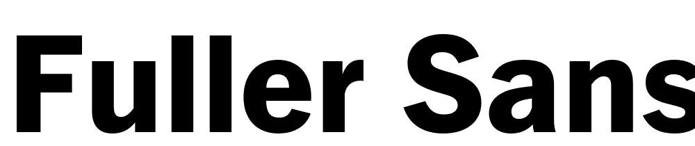 Fuller Sans Dt font family download free