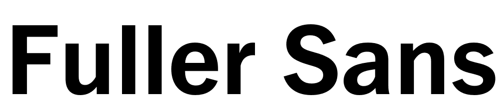 Fuller Sans Dt font family download free