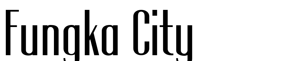 fungka_city font family download free