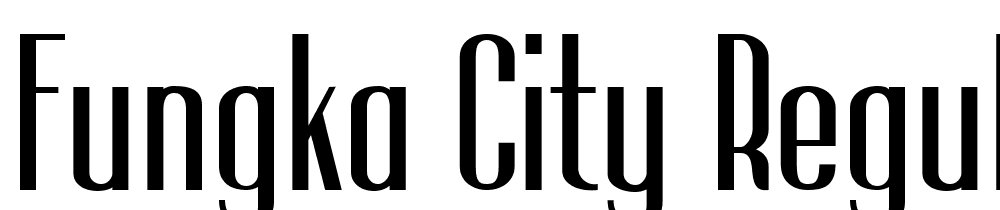 Fungka-City-Regular font family download free