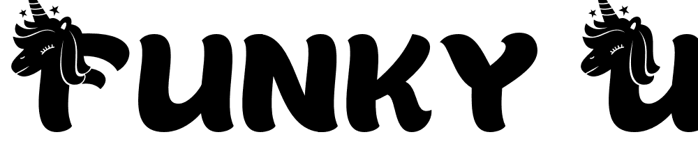 Funky-Unicorn font family download free