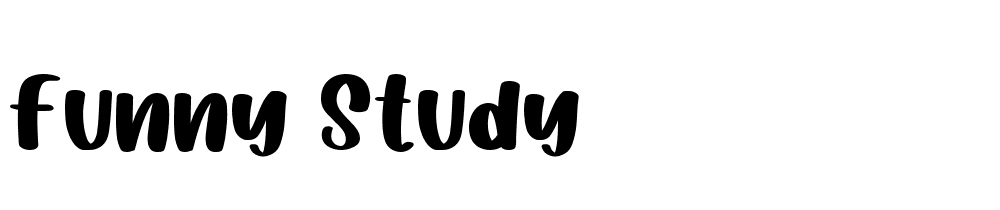 funny_study font family download free