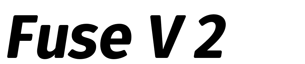 Fuse V 2 font family download free