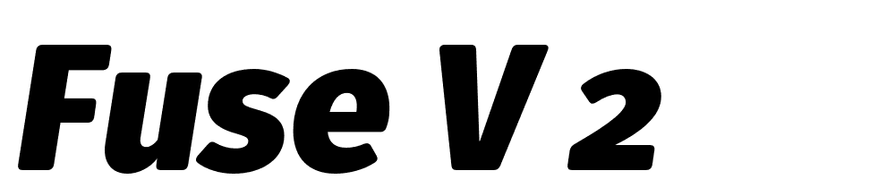 Fuse V 2 font family download free