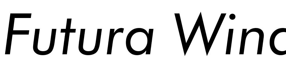 Futura-Windows-Italic font family download free