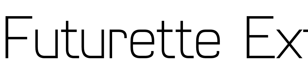 Futurette-ExtraLight font family download free