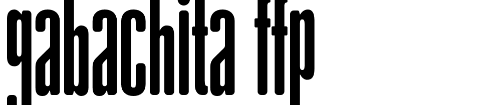 gabachita-ffp font family download free