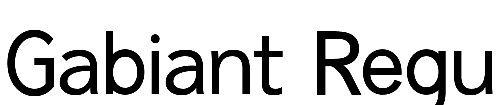 Gabiant-Regular font family download free