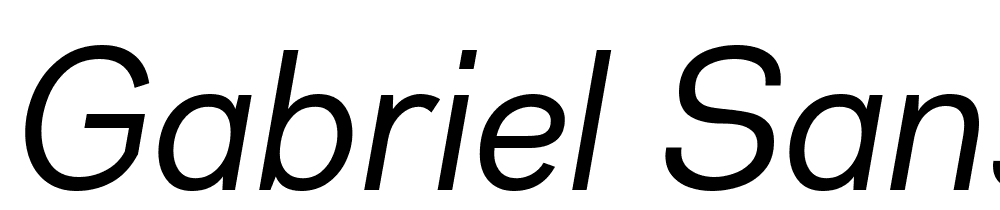 Gabriel-Sans-Cd-Trial-Normal-Italic font family download free