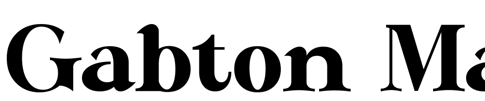 Gabton-Malgora font family download free