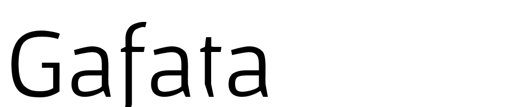 gafata font family download free