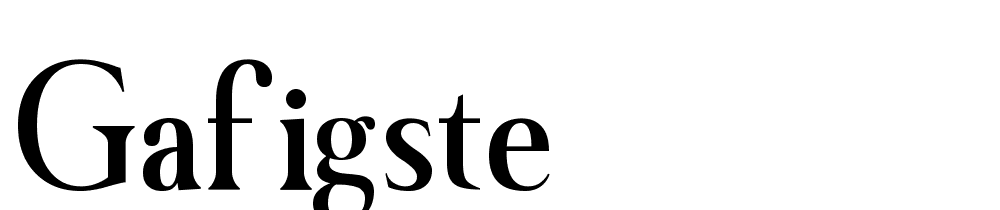 Gafigste font family download free