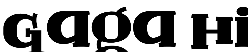 gaga-highland font family download free