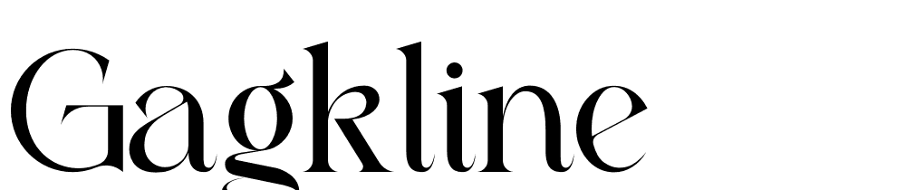 gagkline font family download free