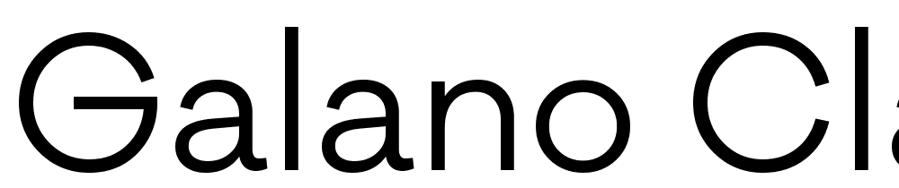 Galano-Classic-DEMO font family download free