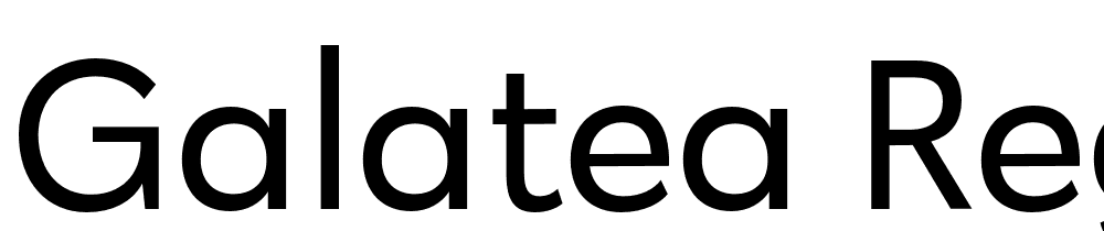 Galatea-Regular font family download free