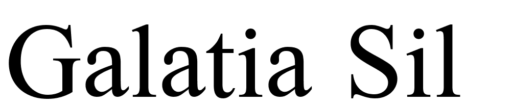 Galatia-SIL font family download free