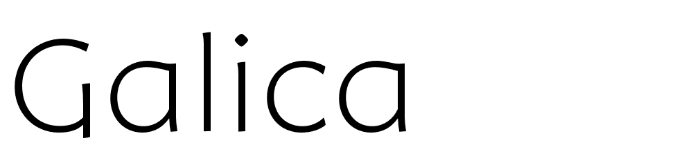 Galica font family download free