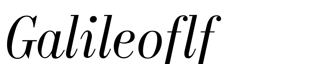 galileoflf font family download free