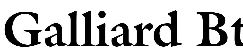 galliard-bt font family download free