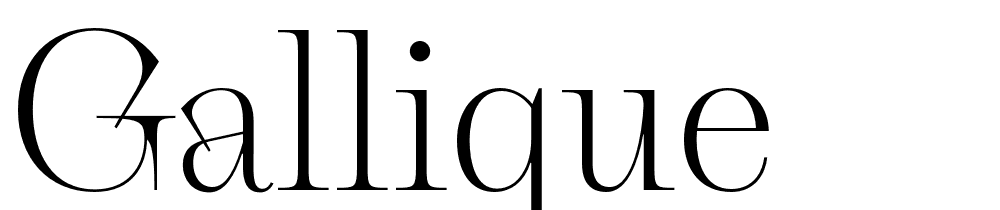 gallique font family download free