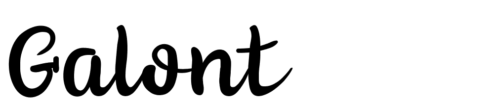 Galont font family download free