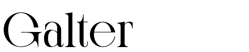 galter font family download free