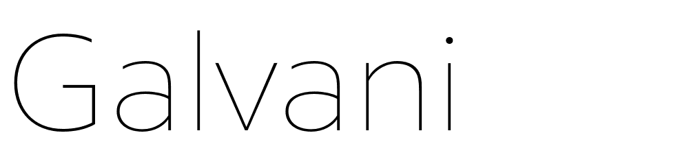 Galvani font family download free