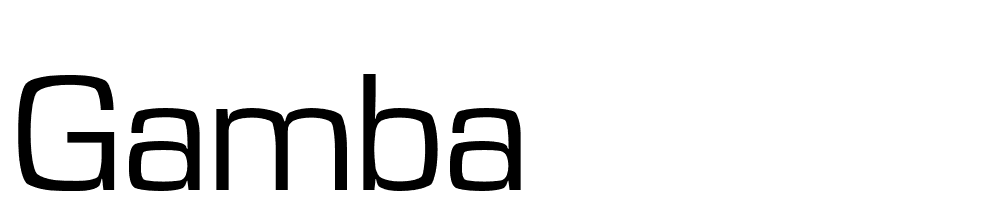 Gamba font family download free