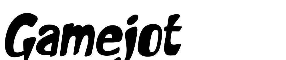 Gamejot font family download free