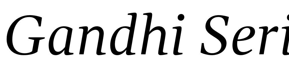 gandhi-serif font family download free