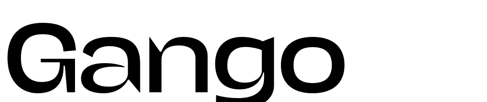 gango font family download free