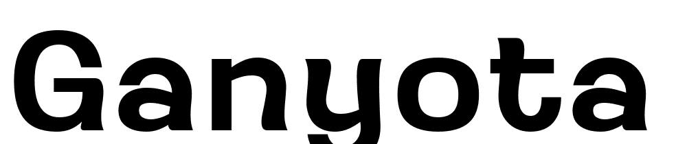 Ganyota-Personal-use-Regular font family download free