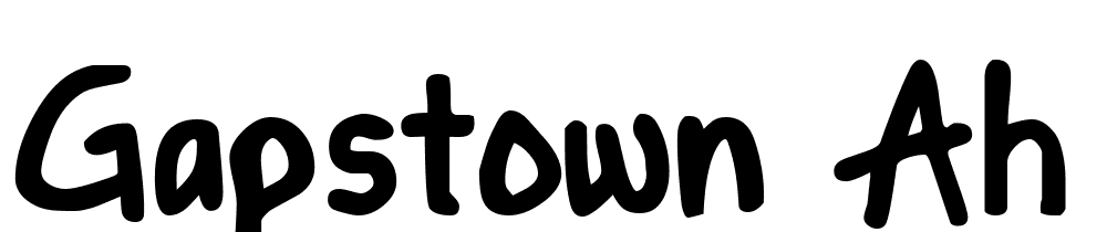 Gapstown-AH-Bold font family download free