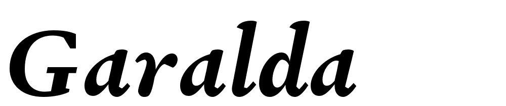 Garalda font family download free