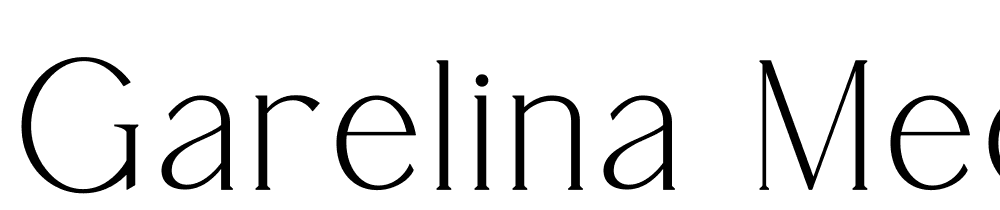 Garelina-Medium font family download free