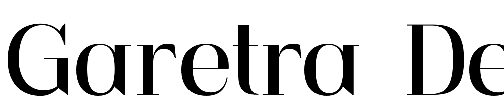 garetra-demo font family download free