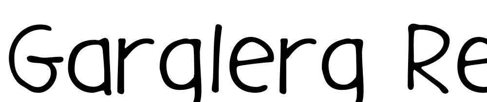 GargleRg-Regular font family download free