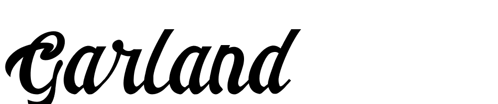 garland font family download free